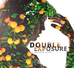 极品PS动作－双重曝光(11月份新版)：Double Exposure Photoshop Action